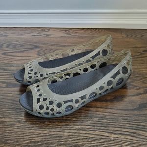 Crocs Sandals Green Size 9